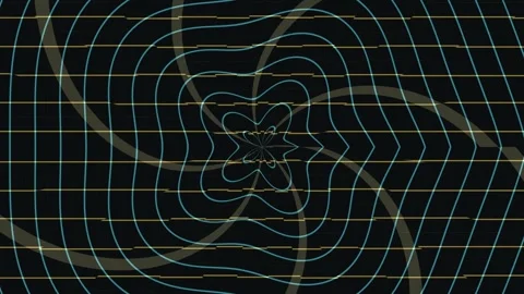 Geometric shapes and lines create a dynamic visual pattern Stock Footage 339440360
