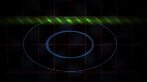 Geometric shapes and lines on grid background. Stock Footage 335512938