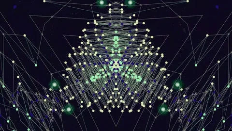 Geometric Shapes and Lines in Motion Graphics. Stock-Footage 330131046