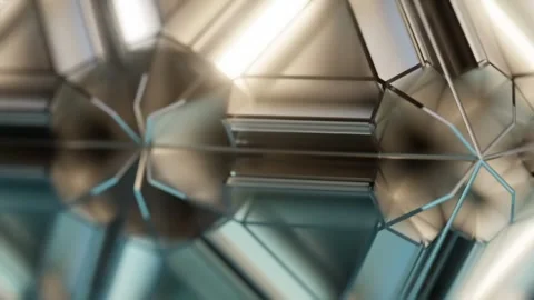 Geometric Shapes and patterns in an abstract background Stock-Footage 344430908