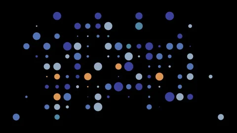 Geometric shapes background with motion effect 库存影片 336188245