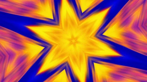 Geometric shapes background, seamless loop of psychedelic energy flow, visual Stock Footage 257015634
