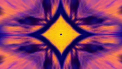 Geometric shapes background, seamless loop of psychedelic energy flow, visual Stock Footage 257015687