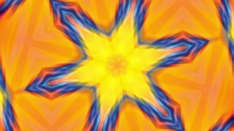 Geometric shapes background, seamless loop of psychedelic energy flow, visual Stock Footage 258486776