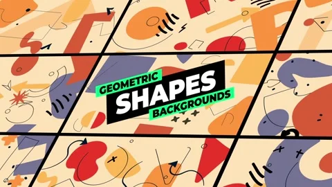 Geometric Shapes Backgrounds Stock After Effects