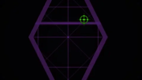 Geometric shapes on black background. Stock Footage 334873314