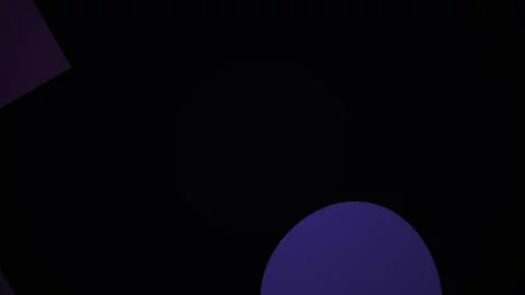 Geometric shapes on black background. Stock Footage 340016080