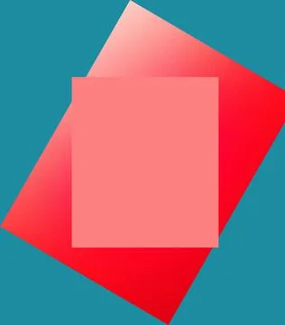 Geometric shapes on a blue background. Stock Illustration