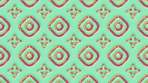 Geometric shapes change forms Stock Footage 134328415