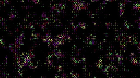 Geometric Shapes Changing Of Different Colors Video Animation Background Video stock 337221808