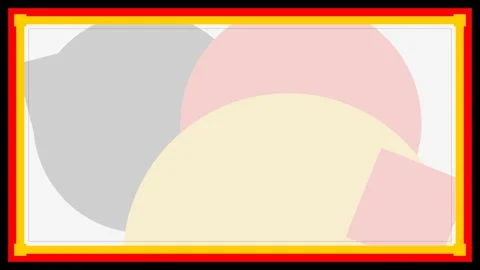 Geometric shapes in colorful frame. Stock-Footage 337393983
