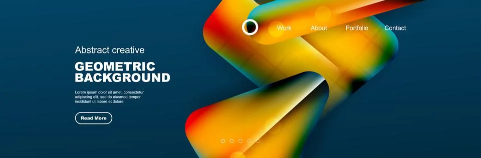 Geometric shapes composition geometric abstract background. 3D shadow effects 스톡 일러스트