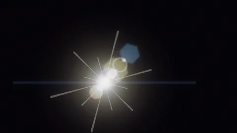 Geometric shapes on dark background. 2d animation Stock Footage 342728756