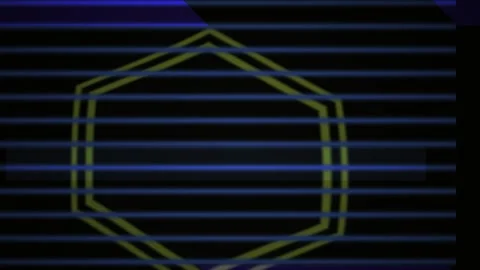 Geometric shapes on dark background. Stock Footage 340016219