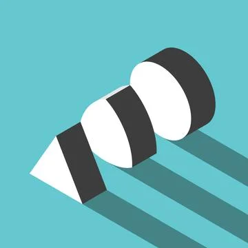 Geometric shapes, development concept Stock Illustration