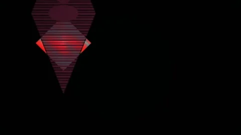 Geometric shapes in digital art form. Stock Footage 337505530