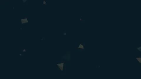 Geometric shapes falling into the void, abstract background of flying trian.. Stock Footage 313589599