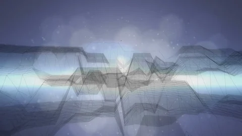 Geometric shapes flash light form Stock Footage 90685840