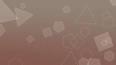 Geometric shapes flow across a gradient background Stock Footage 330059369