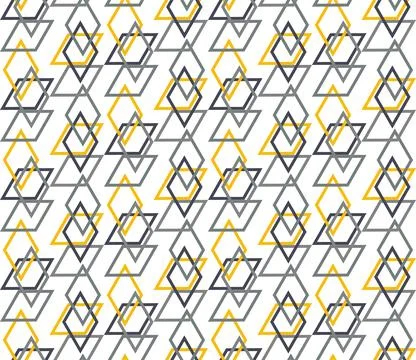 Geometric shapes in the form of diamonds in different positions in a seamless Stock Illustration