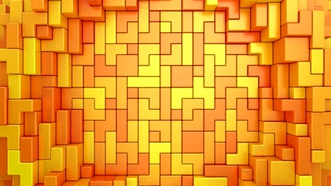 Geometric Shapes Form a Wave Видео 221044234