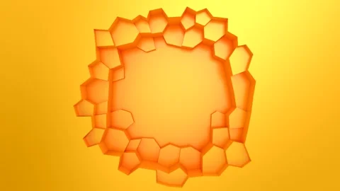 Geometric Shapes Form a Wave Stock Footage 269203201