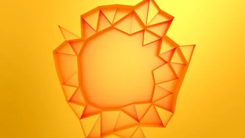 Geometric Shapes Form a Wave Stock Footage 269433772