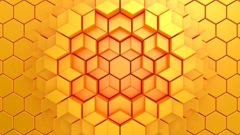 Geometric Shapes Form a Wave Stock Footage 270131990