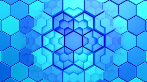 Geometric Shapes Form a Wave Stock Footage 276683113