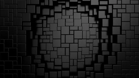 Geometric Shapes Form a Wave Video stock 282693377