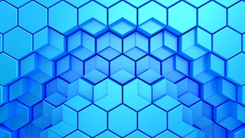 Geometric Shapes Form a Wave Stock Footage 290210541