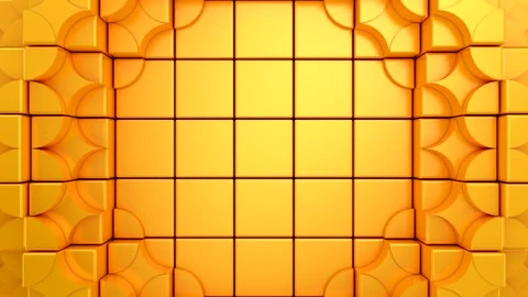 Geometric Shapes Form a Wave Stock Footage 303164363