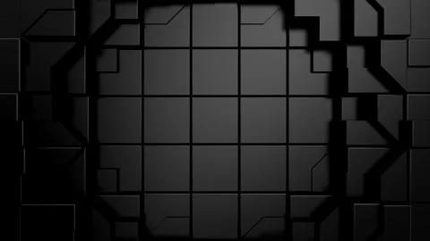 Geometric Shapes Form a Wave Stock Footage 306473570