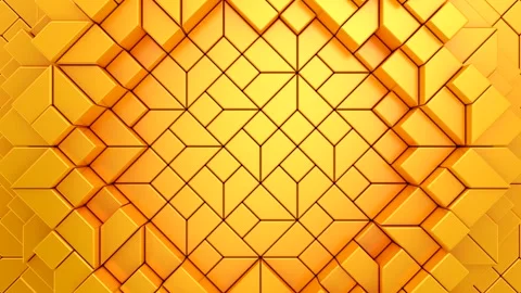 Geometric Shapes Form a Wave Stock Footage 311507913