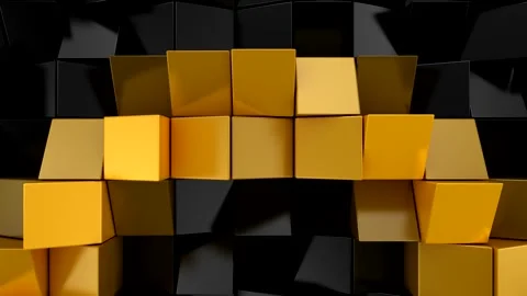 Geometric Shapes Form a Wave Stock Footage 326064069