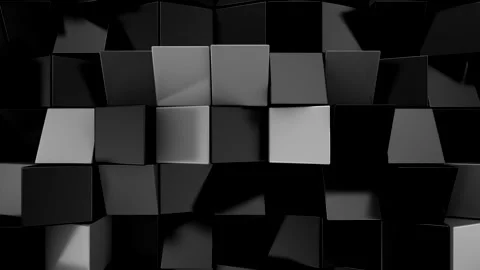 Geometric Shapes Form a Wave Stock Footage 326064195