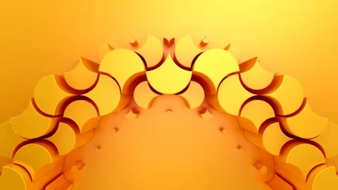 Geometric Shapes Form a Wave 库存影片 330179559