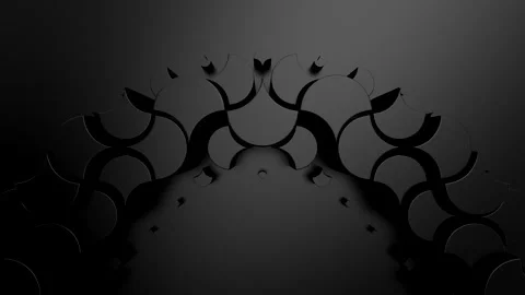 Geometric Shapes Form a Wave Video stock 330179746