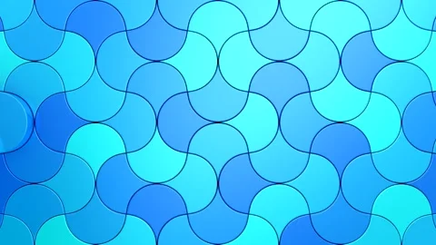 Geometric Shapes Form a Wave Stock Footage 331848232
