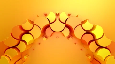 Geometric Shapes Form a Wave Stock Footage 331920004