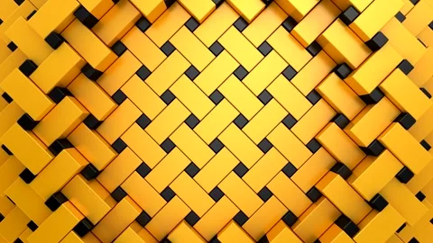 Geometric Shapes Form a Wave Stock Footage 332495173