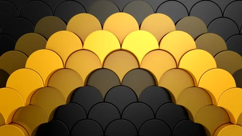 Geometric Shapes Form a Wave Vidéo 335300709