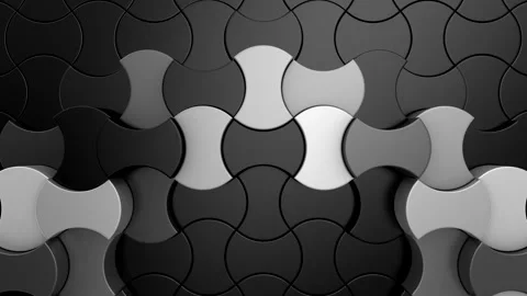 Geometric Shapes Form a Wave Stock Footage 336201266