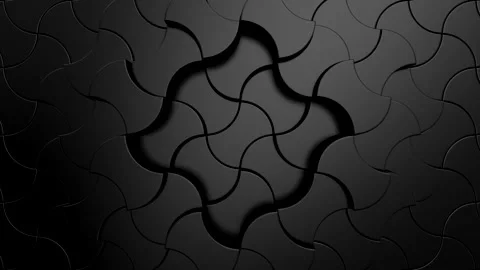 Geometric Shapes Form a Wave Stock-Footage 336721658