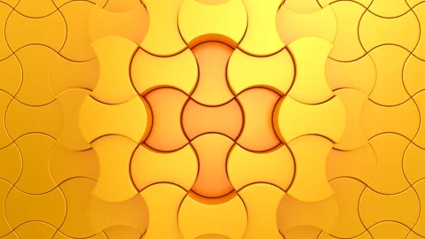Geometric Shapes Form a Wave 動画素材 336721690