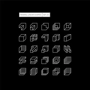 Geometric Shapes Stock Illustration