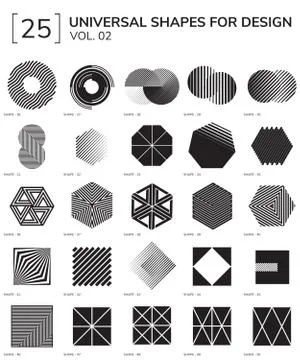 Geometric Shapes Stock Illustration