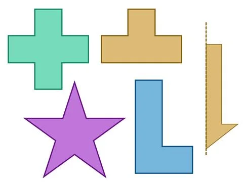 Geometric shapes Stock Illustration