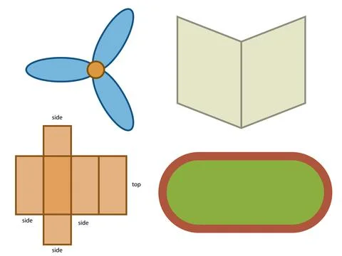 Geometric shapes Stock Illustration