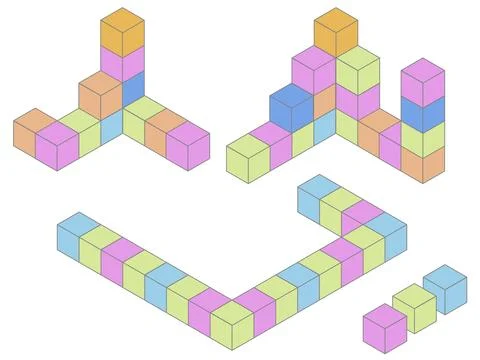 Geometric shapes Stock Illustration